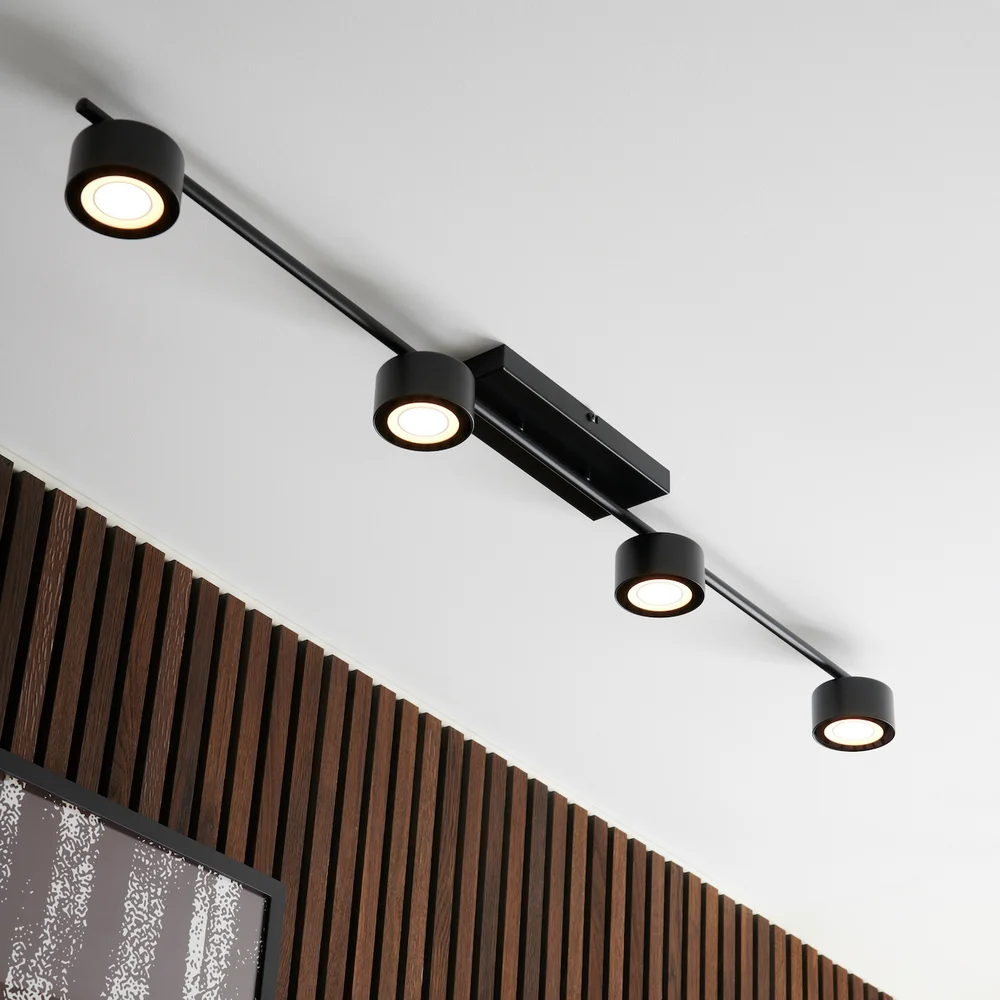 NORDLUX CLYDE 4-SPOT LED SORT v:3108225 NORDLUX CLYDE 4-SPOT LED SORT v:3108225