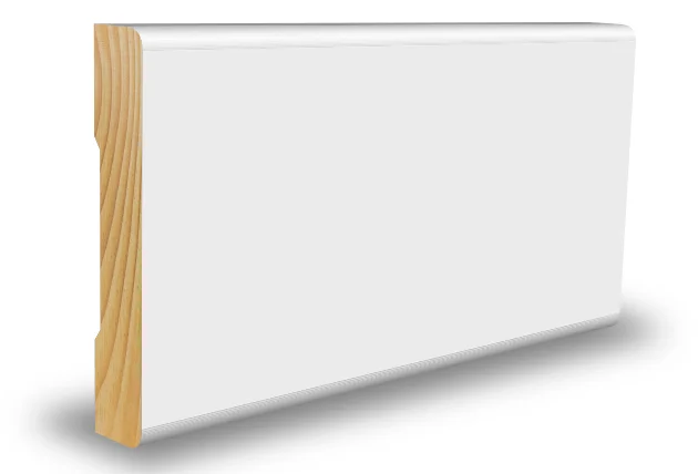 Karmlist furu rund klassisk hvit S500N 12x69x4400 mm v:8972169 Karmlist furu rund klassisk hvit S500N 12x69x4400 mm v:8972169
