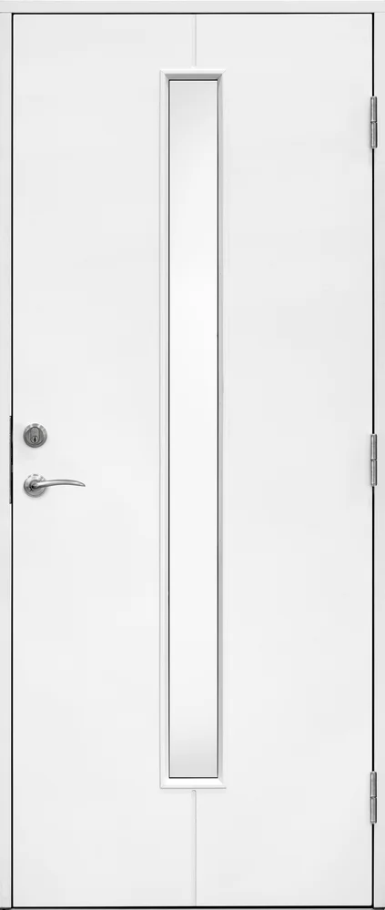 Ytterdør Linnea Pluss 110×210 cm hvit venstre v:3913142 Ytterdør Linnea Pluss 110×210 cm hvit venstre v:3913142