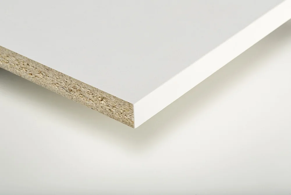 Hobbyplate hvit melaminbelagt 2480x400x18 mm v:6465080