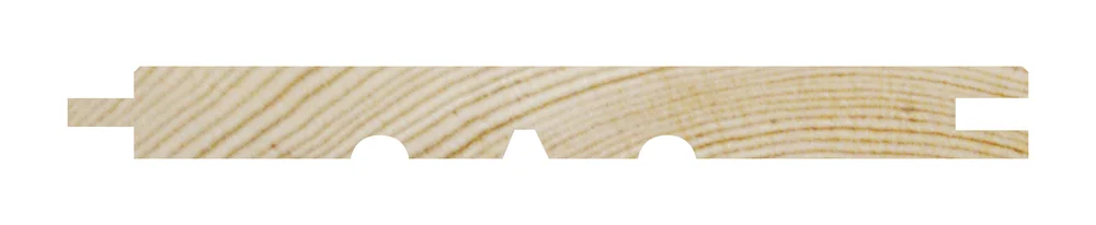 Glattpanel 13×120 mm ubehandlet furu v:7466126
