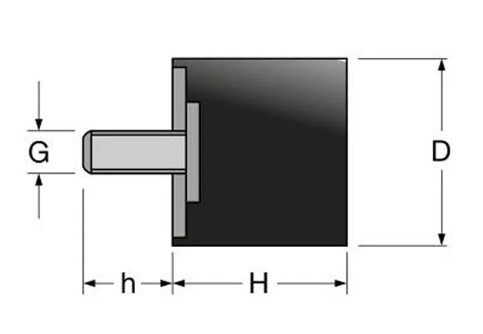 Vibrasjonsdemper Type D v:5314646