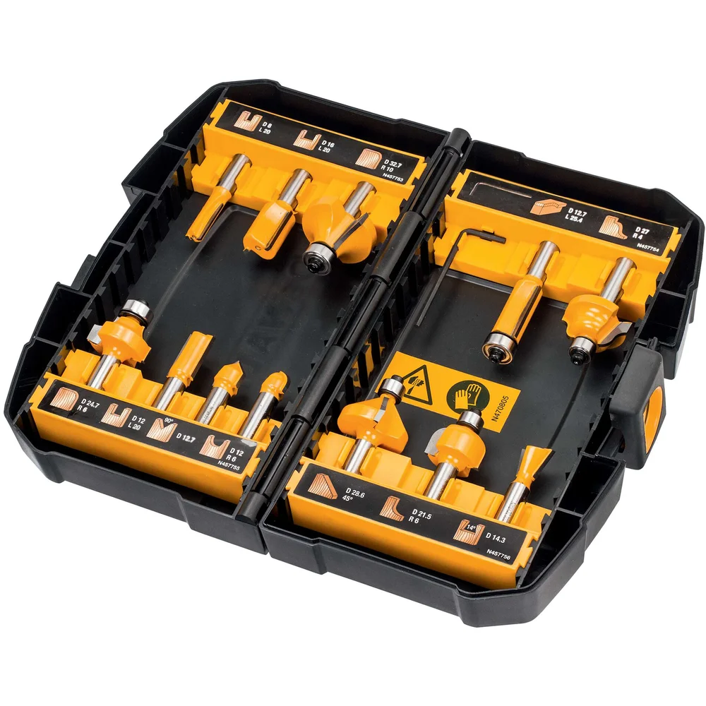 DEWALT FRESEBORSETT 12 STK v:9979338 DEWALT FRESEBORSETT 12 STK v:9979338