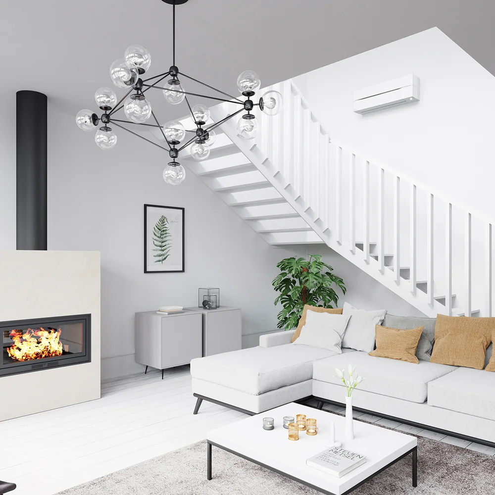 MITSUBISHI ELECTRIC KAITEKI 6600 VARMEPUMPE HVIT v:9861702