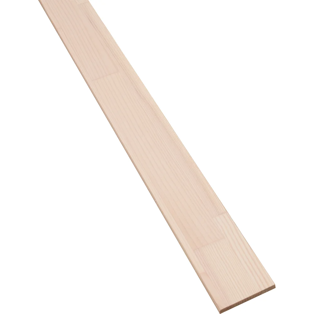 LAUG GULV/TAKLIST NATUR HELTRE HVITPIGMENTERT/LAKKERT 2400X50X5 v:8200575