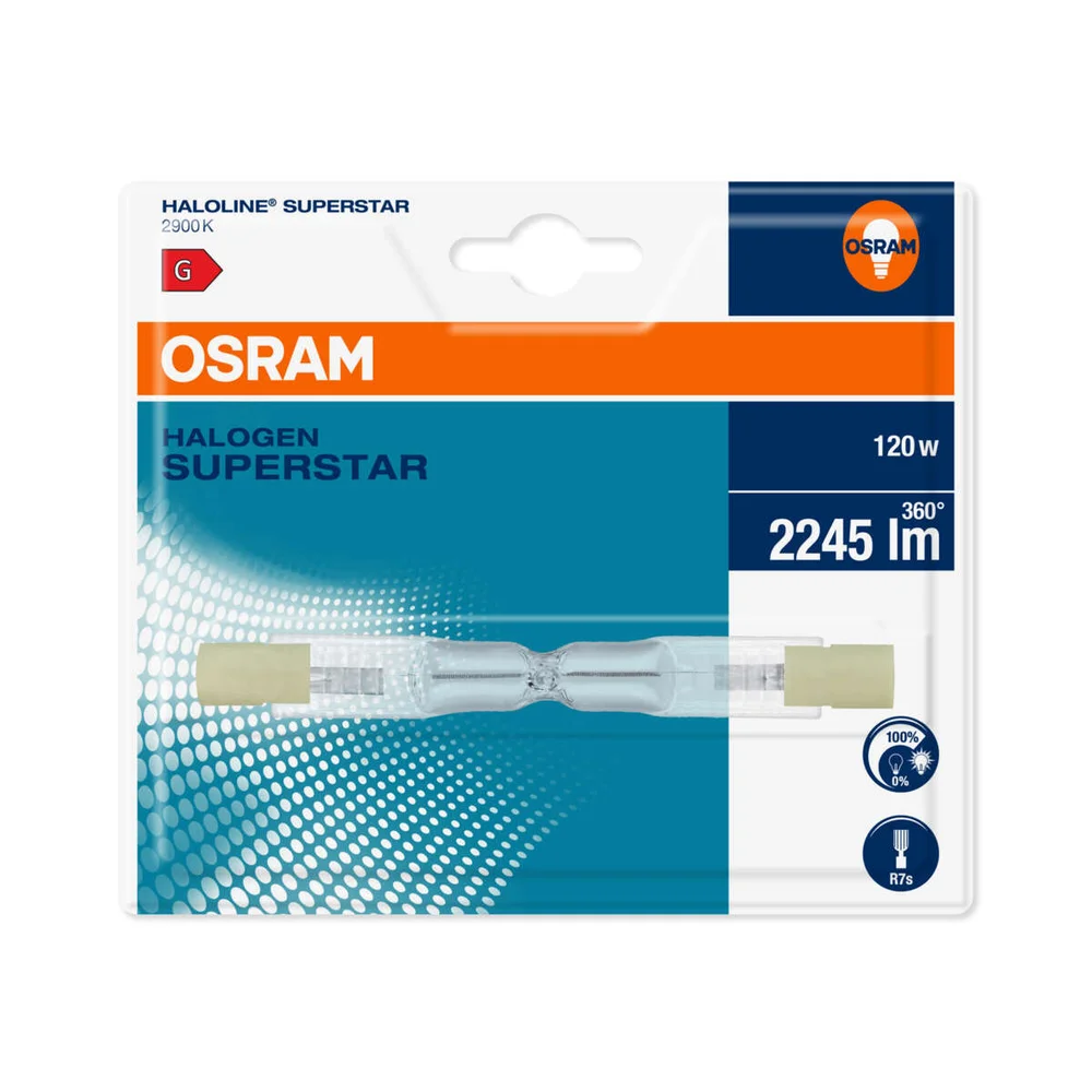 OSRAM halogen haloline 120w eco r7s 74.9 bli1 v:3122482 OSRAM halogen haloline 120w eco r7s 74.9 bli1 v:3122482