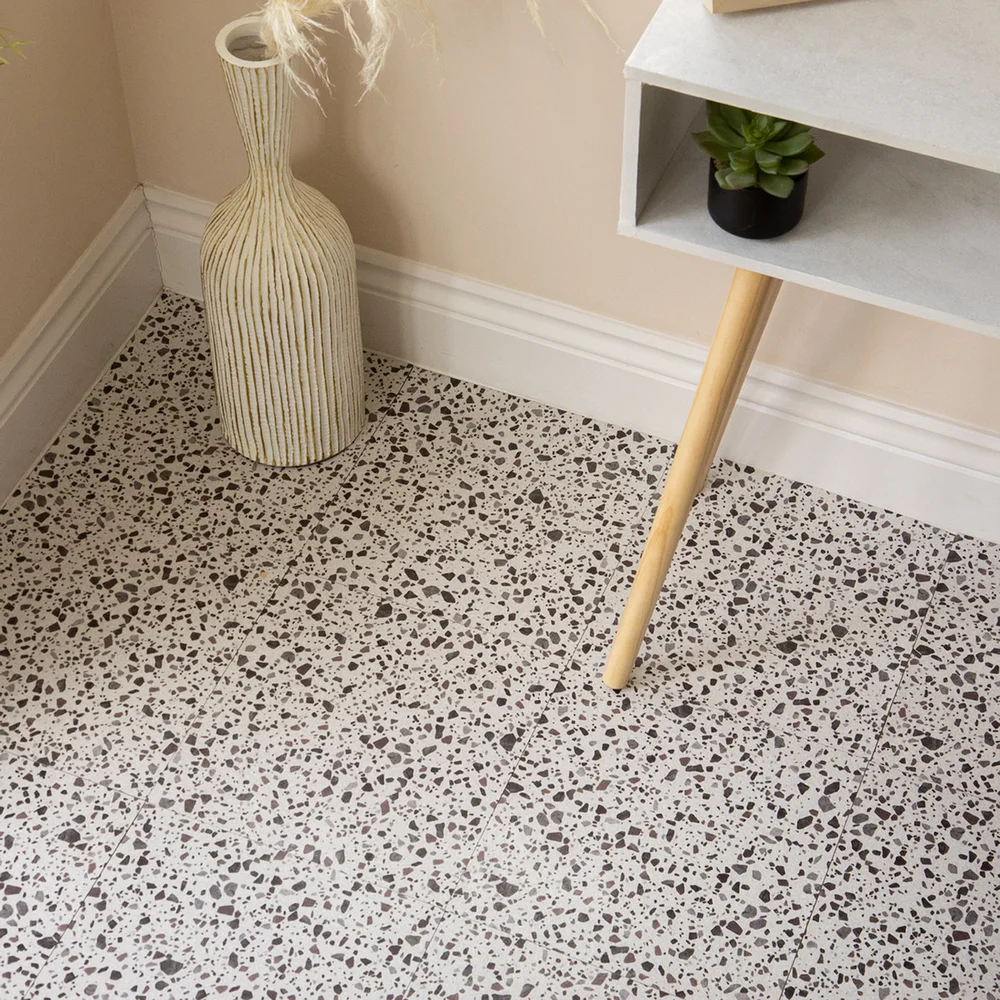 D-C-FIX CLASSIC SELVKLEBENDE GULVFLISER TERRAZZO v:2524343 D-C-FIX CLASSIC SELVKLEBENDE GULVFLISER TERRAZZO v:2524343