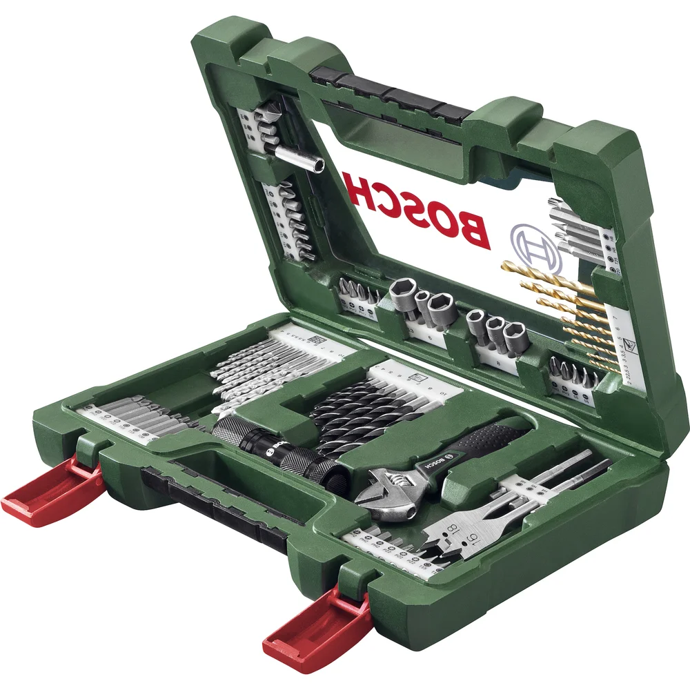 BOSCH BOR OG BITSSETT V-LINE 83 DELER v:5449420 BOSCH BOR OG BITSSETT V-LINE 83 DELER v:5449420