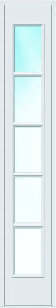 Innerdør Kari sidefelt hvit 40×210 cm v:9727156