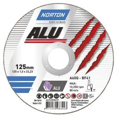 NORTON KAPPESKIVE 115X1,0X22 ALU v:5236216