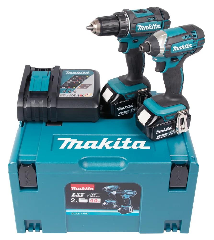Kombosett 18V 4.0Ah Dlx2127Mj – Makita v:6976330 Kombosett 18V 4.0Ah Dlx2127Mj – Makita v:6976330