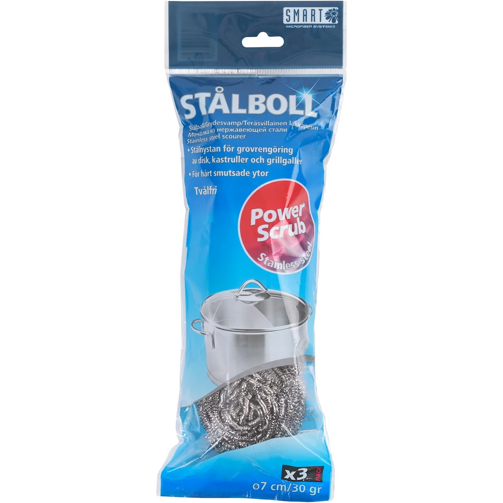 SMART MICROFIBER STÅLSKRUBB 3-PK v:1339442 SMART MICROFIBER STÅLSKRUBB 3-PK v:1339442