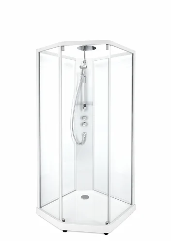 Showerama fremparti 10-15 pentagonal 90x90 v:7578691