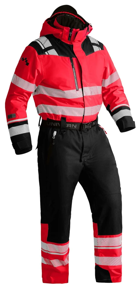 UNIVERN VINTERDRESS PROTEC KL. 3 RØD/SVART v:4461111