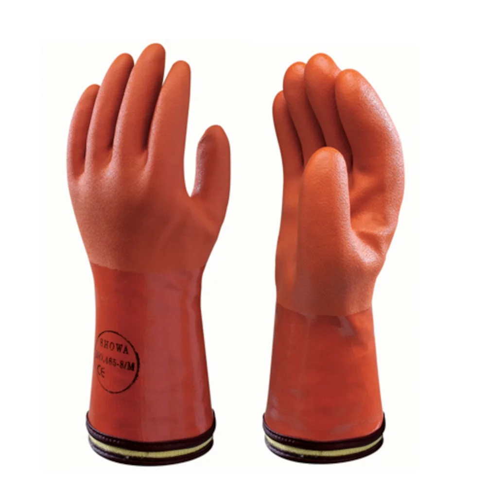 SHOWA KULDEBESTANDIG PVC HANSKE MED UTTAGBART FÔR (465) v:5276280