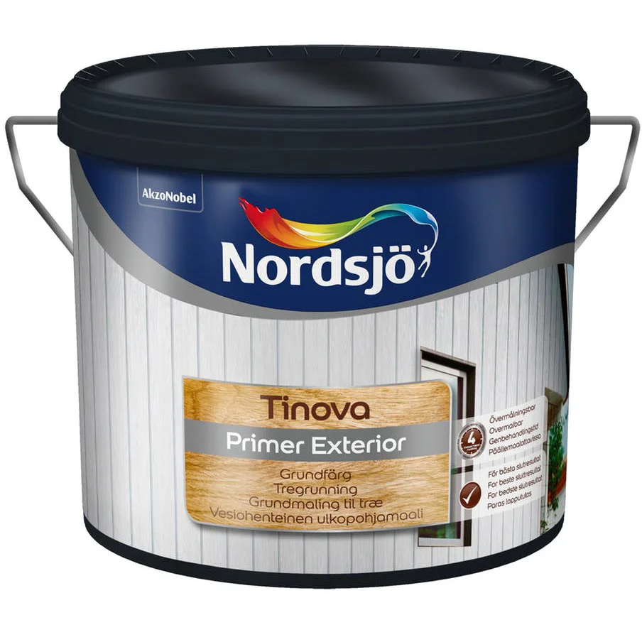 NORDSJØ TINOVA PRIMER EXTERIOR HVIT 10L v:2855095