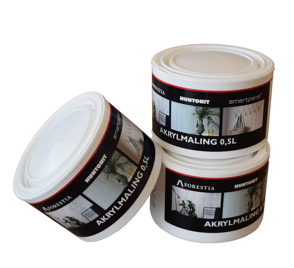 Maling 0,5l pilasterblå akrylmaling ncs s 3010-r90b huntonit v:3522583