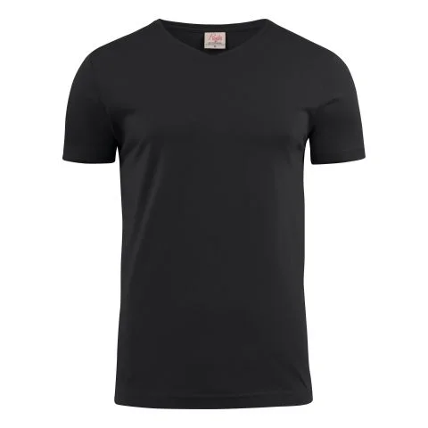 Heavy V-neck Printer T-skjorte 3120987