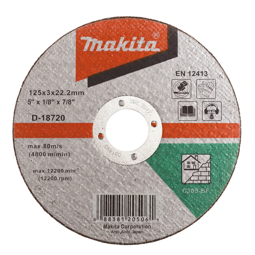 Makita Kappskive for stein, 125x3x22,2 mm v:5573842