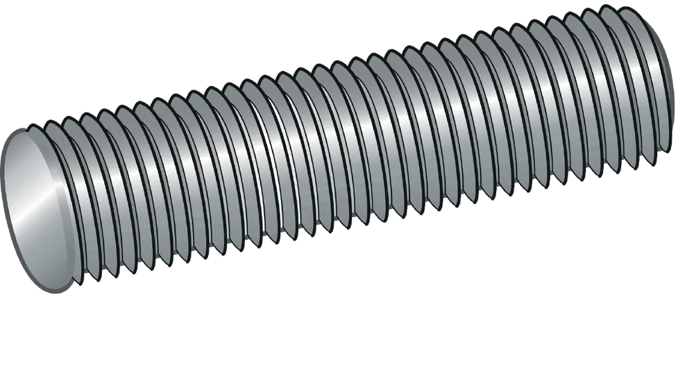 Gjengestang hg 8.8 m30x1m fzv helgjenget varmforsinket stål v:7398979