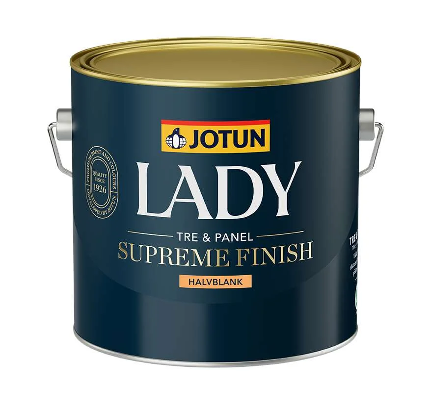 Jotun Lady Supreme Finish 40/halvblank interiørmaling v:2614907 Jotun Lady Supreme Finish 40/halvblank interiørmaling v:2614907