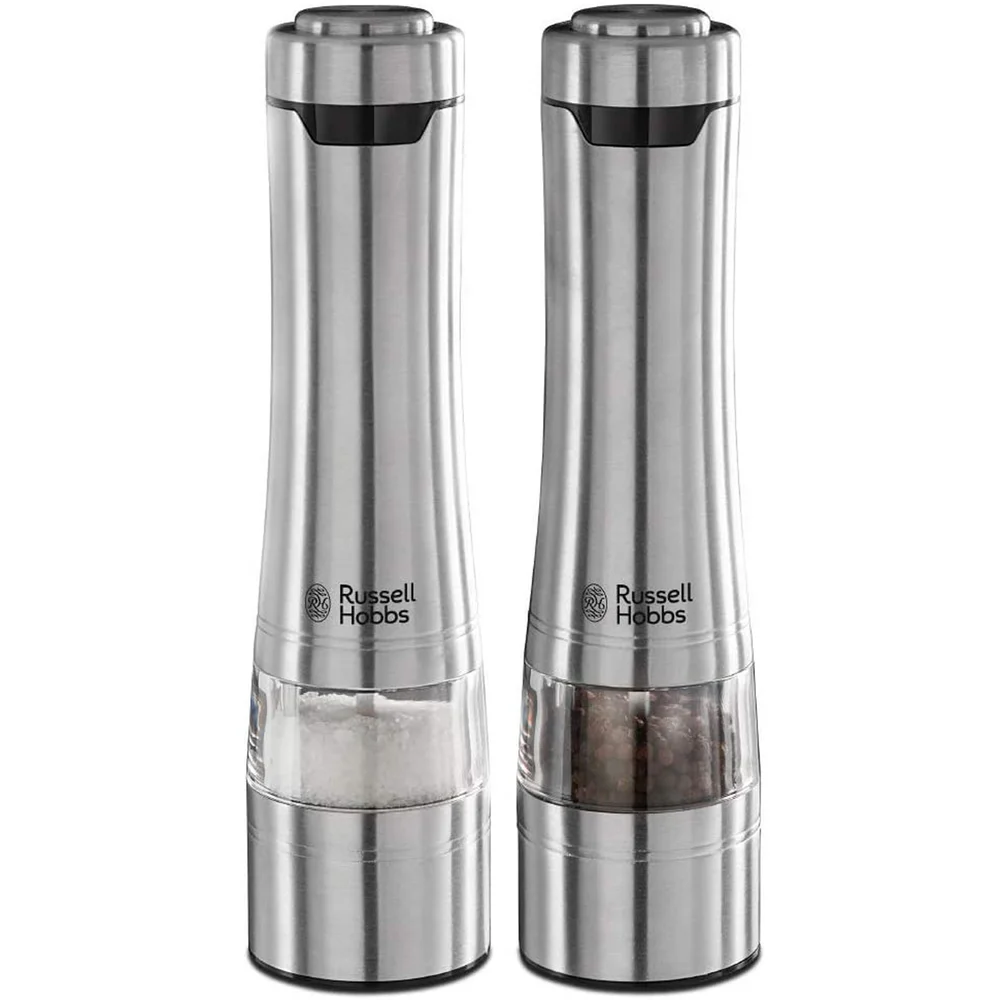 RUSSELL HOBBS SALT-PEPPER KVERN STÅL BATTERIDREVET v:6055070 RUSSELL HOBBS SALT-PEPPER KVERN STÅL BATTERIDREVET v:6055070