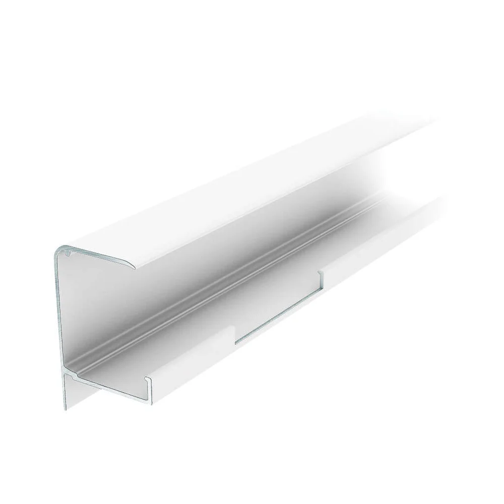 gop Kanalplast Fremkantprofil 50 mm hvit L:3725 mm v:9827254