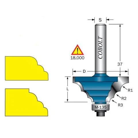 233-929 Cobolt Flerradiefres 1700162 233-929 Cobolt Flerradiefres 1700162