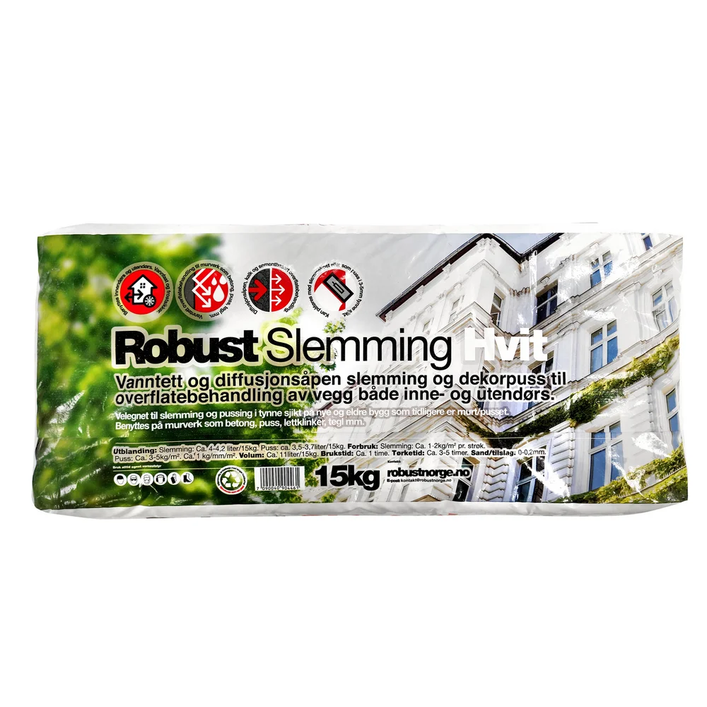 ROBUST SLEMMING HVIT 15KG v:7049563