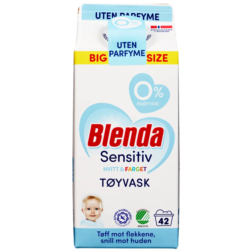 BLENDA SENSITIV HVITT & FARGET 1,5L v:5715115