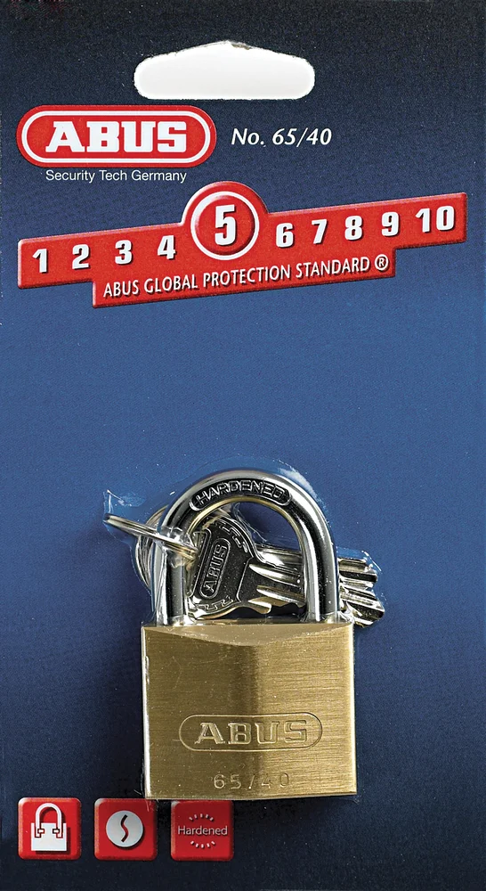 Hengelås 65/40 c messinglås abus v:3331053