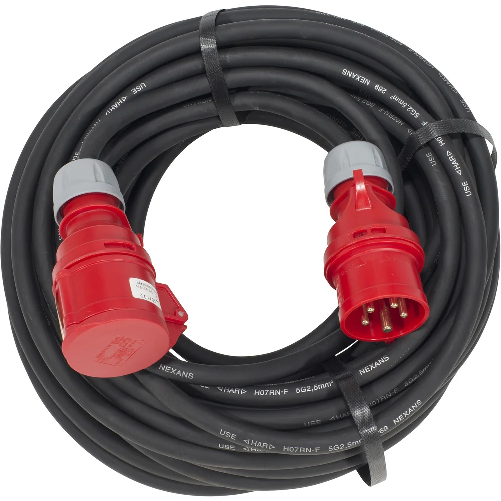 SKJØTEKABEL H07RN-F 5X2.5 16AMP 400V 416-6 25M v:7707780