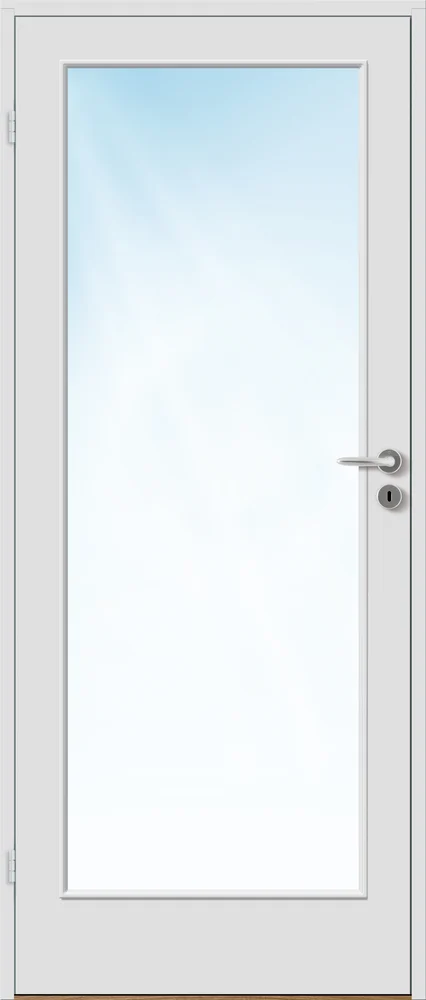 Innerdør 100x210 Sletten helglass hvit v:3058518