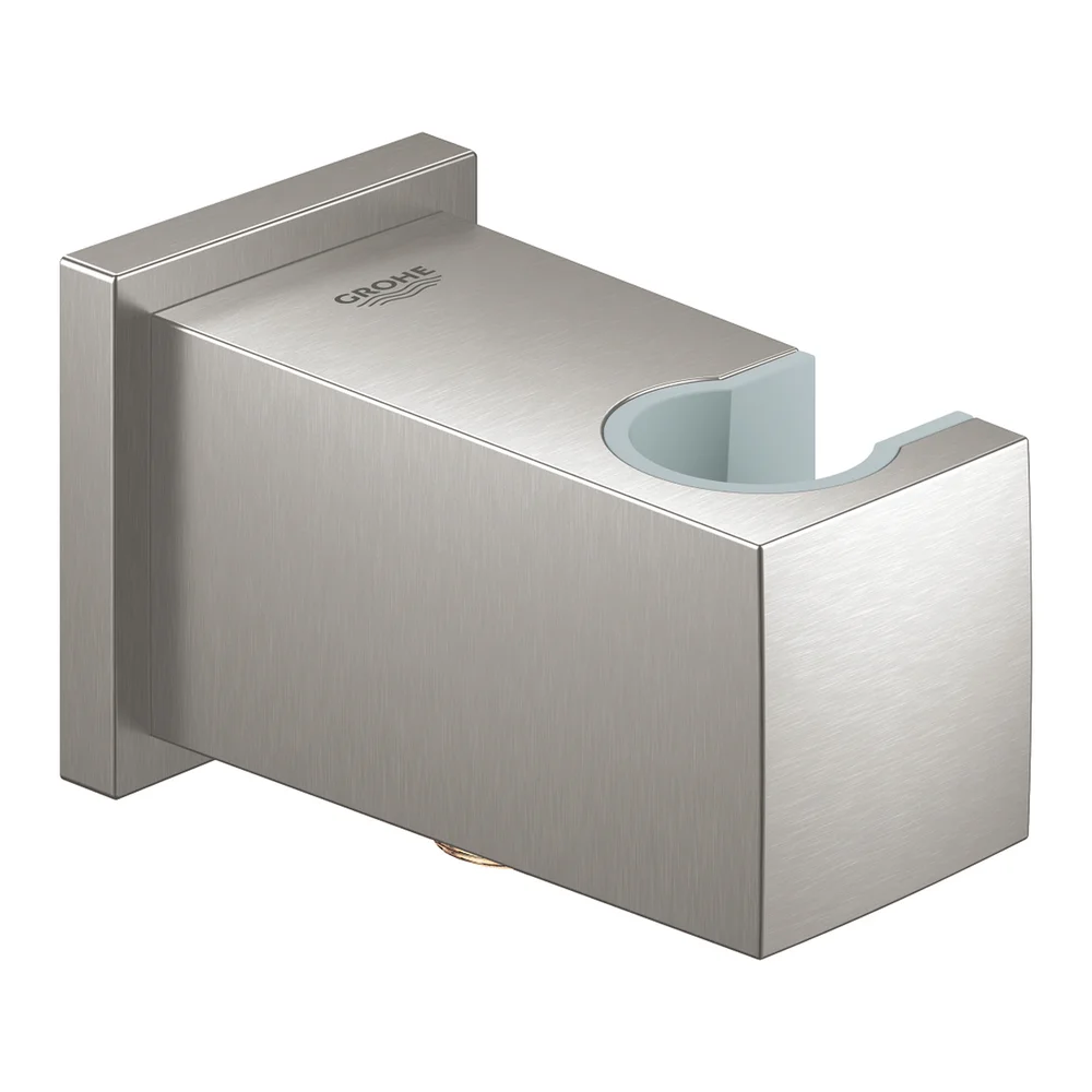 GROHE EUPHORIA CUBE HÅNDDUSJUTTAK M/HOLDER SUPERSTEEL v:8595463 GROHE EUPHORIA CUBE HÅNDDUSJUTTAK M/HOLDER SUPERSTEEL v:8595463
