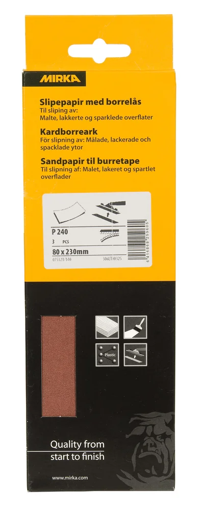 Slipepapir m/borrelås 3 stk K240 v:5688230