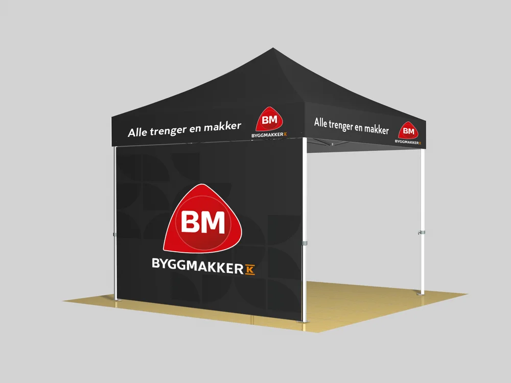 Takduk Arbeidstelt Quickup 3x3 Byggmakker trykk v:8993417