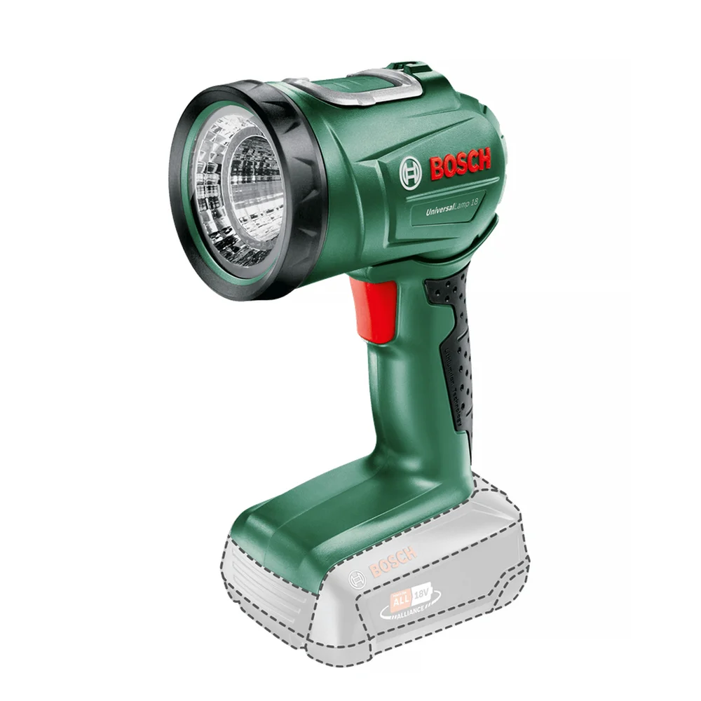 Bosch DIY Lampe, Universal Lampe 18, uten batteri og lader v:3466722