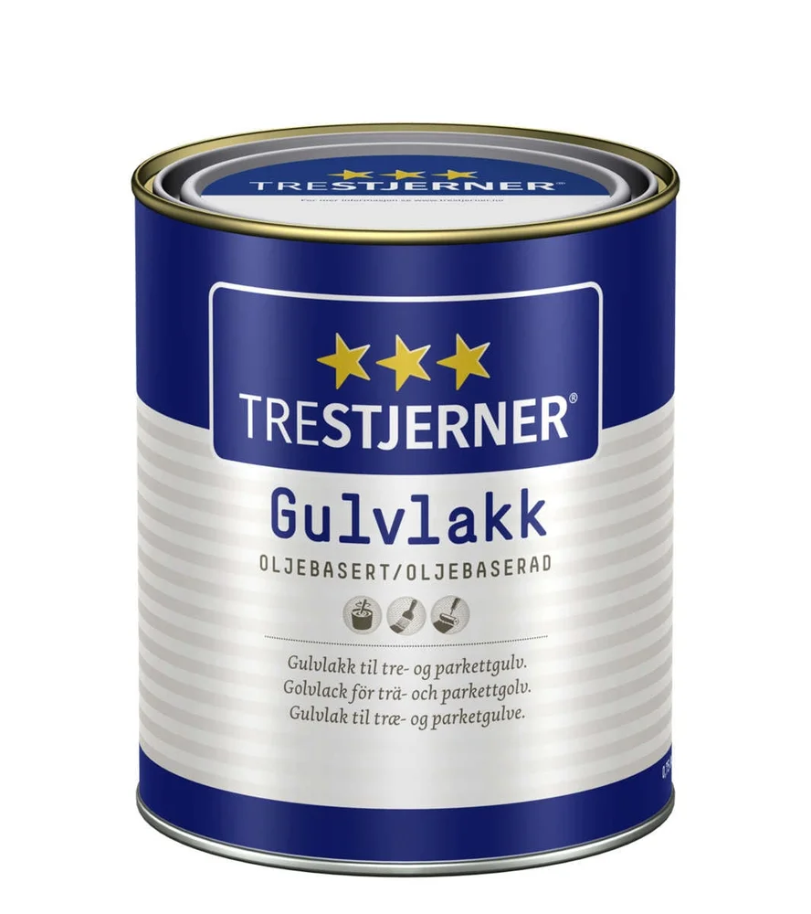 Trestjerner gulvlakk oljebasert blank v:6399490 Trestjerner gulvlakk oljebasert blank v:6399490