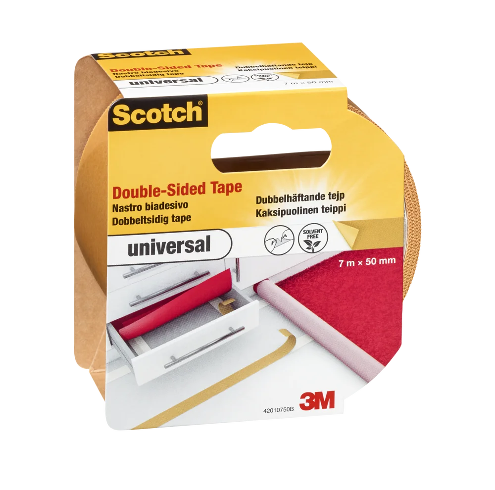 Dobbeltsidig teppetape Universal 7mx50mm – Scotch v:4093152 Dobbeltsidig teppetape Universal 7mx50mm – Scotch v:4093152