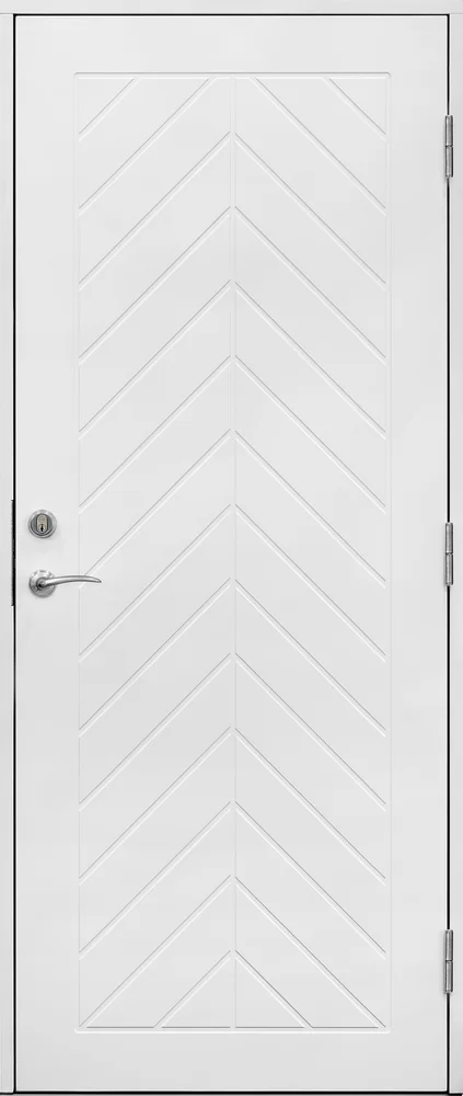 Ytterdør Fjell 90x200 cm hvit venstre v:9764971