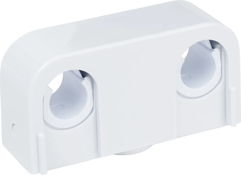 Gelia Rørklemme, dobbelt klikk, 10-16 mm, CC 40 mm, hvit, 2-pakning v:3914128
