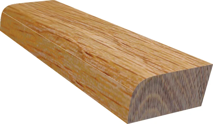 Feielist lakkert eik 9x60 mm grovkappet på ca 1 meter v:1098133