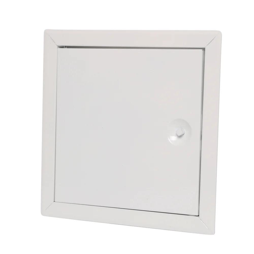 Inspeksjonsluke 200 x 200 mm hvit stål v:4362700