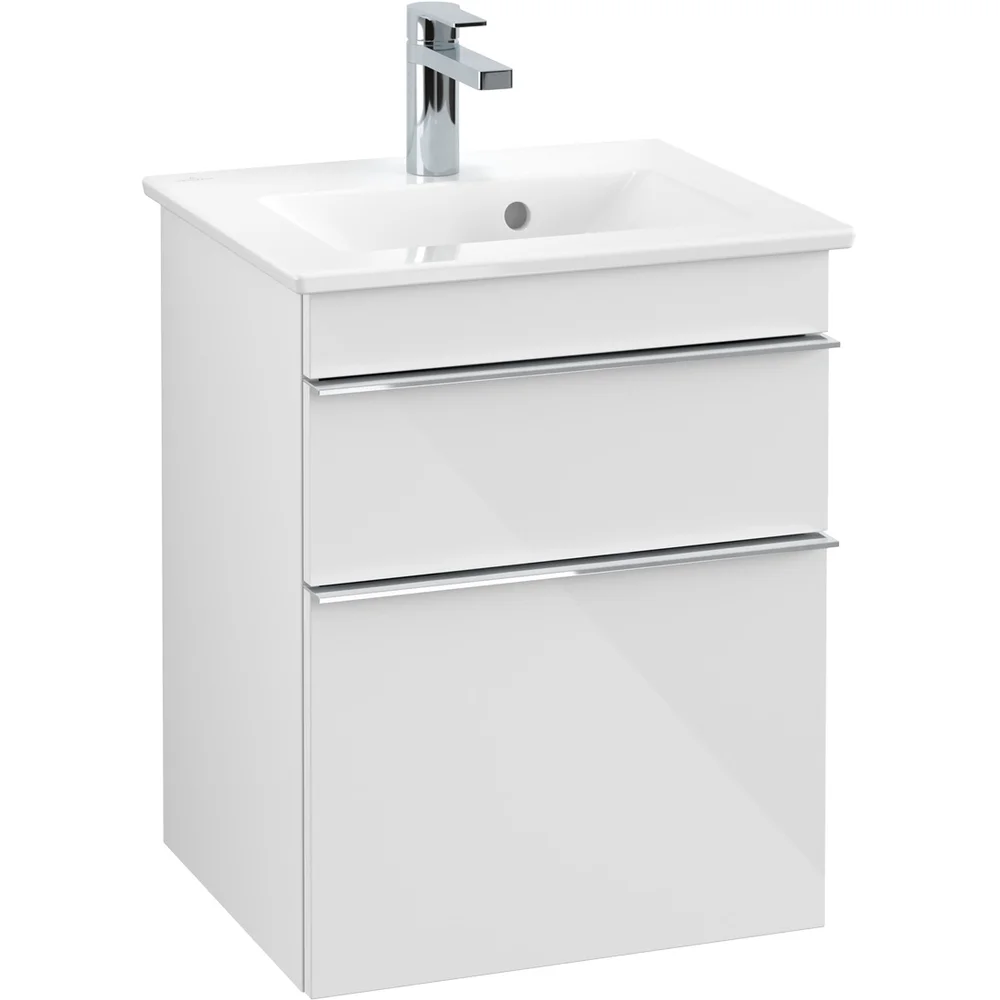VILLEROY & BOCH VENTICELLO SERVANTSKAP HVIT HØYGLANS M/2 SKUFFER, 466 X 590 X 400 MM v:9553030 VILLEROY & BOCH VENTICELLO SERVANTSKAP HVIT HØYGLANS M/2 SKUFFER, 466 X 590 X 400 MM v:9553030