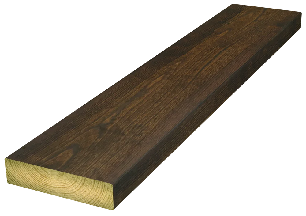 Terrassebord 28x145 Furu Royalimpregnert Brun - Moelven v:3107755