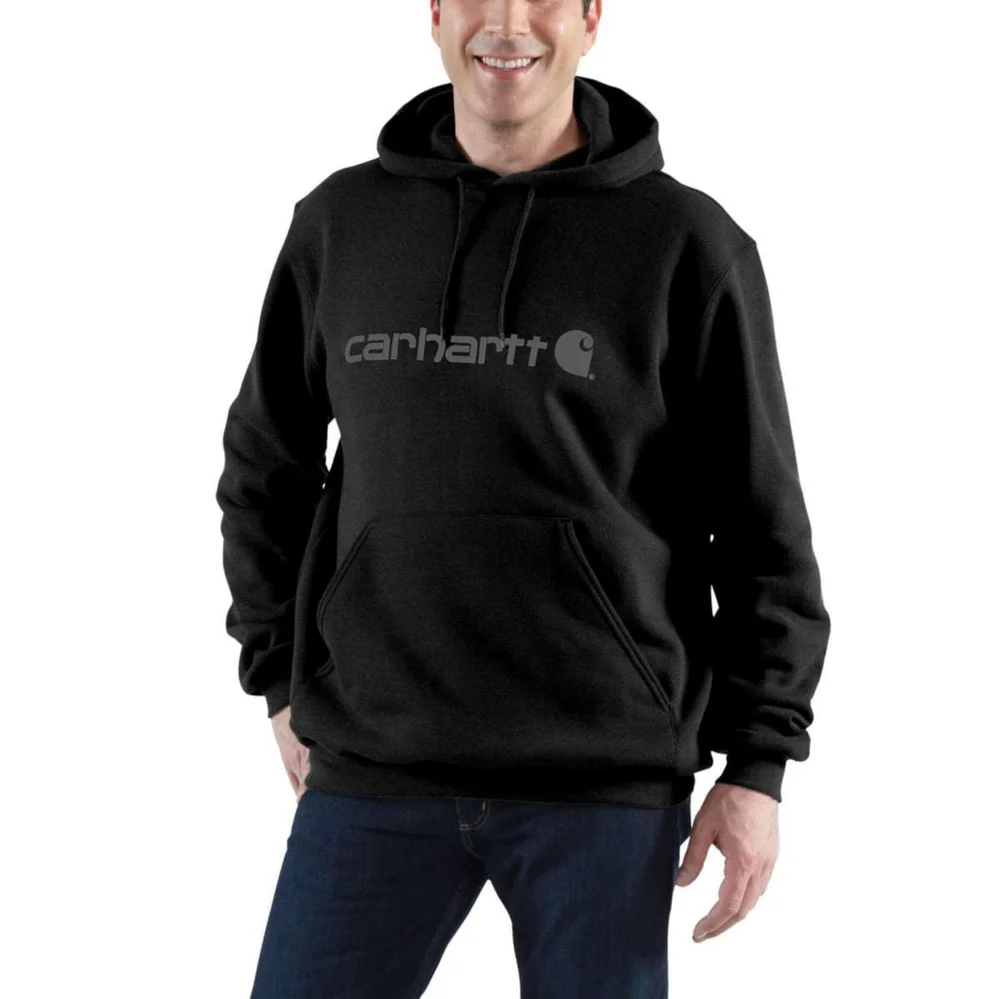 Carhartt Hettegenser med trykk, svart/grå v:4922790