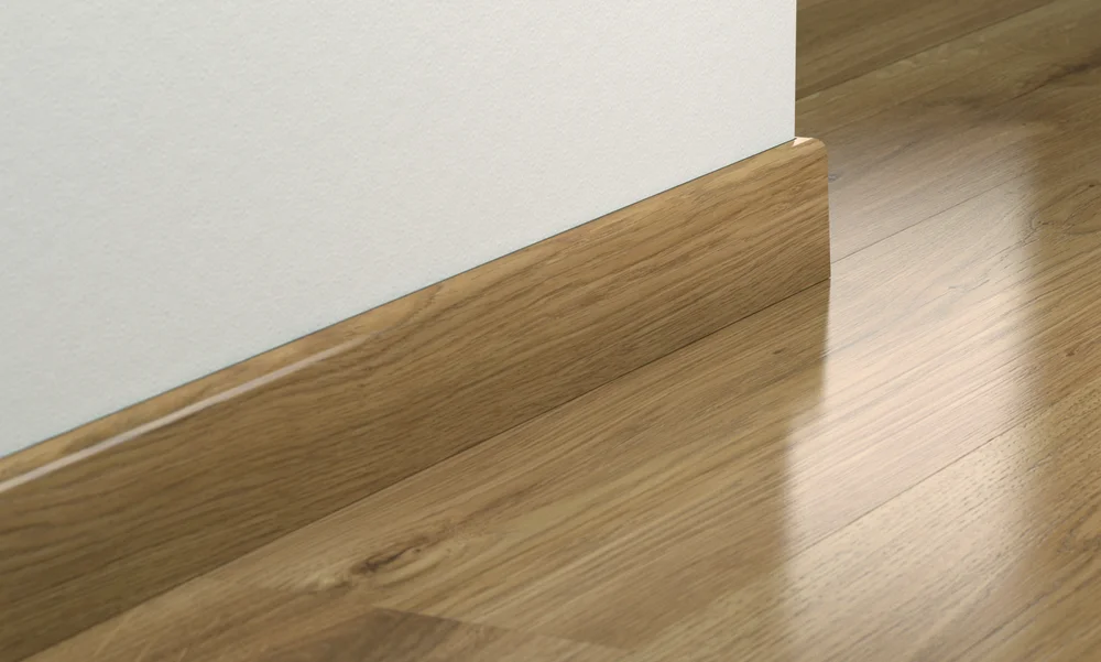 Sokkellist laminat 12x58 mm Rom Light Grey Oak dekor 06408 v:2298210