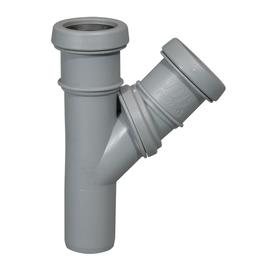 JOTIFLEX 40MM GRENRØR 45-90° 2 MUFFER GRÅ v:9580397 JOTIFLEX 40MM GRENRØR 45-90° 2 MUFFER GRÅ v:9580397