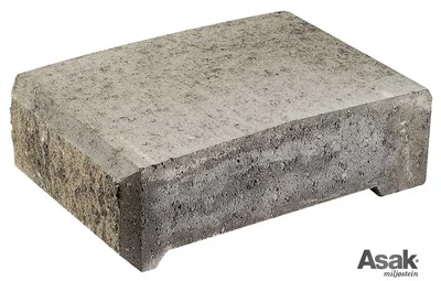 Støttemur Mini Exclusive Gråmix Toppstein - Asak v:6276347