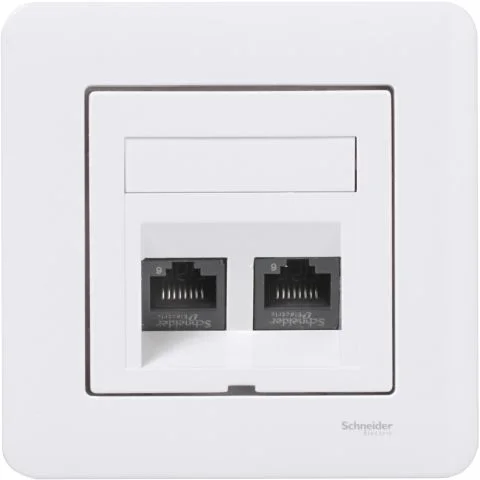 Exxact 2xC6 UTP WDE002425 Schneider Electric Modulæruttak 28110857 Exxact 2xC6 UTP WDE002425 Schneider Electric Modulæruttak 28110857